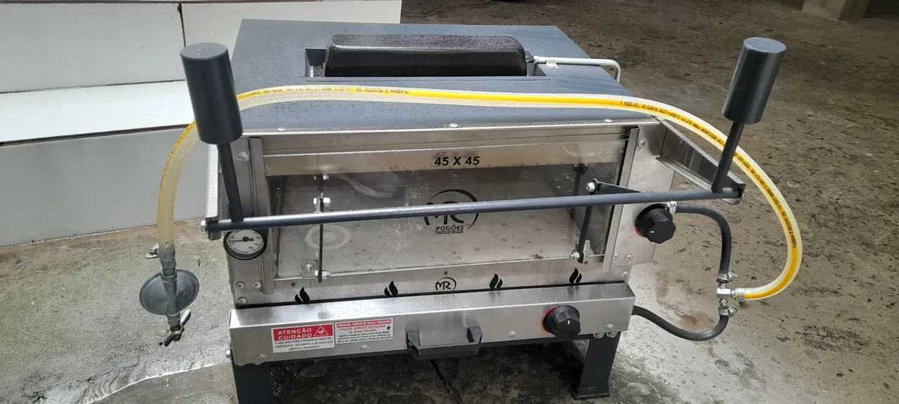 Forno Industrial a Gás 45x45cm Mr. Fogões com Infravermelho