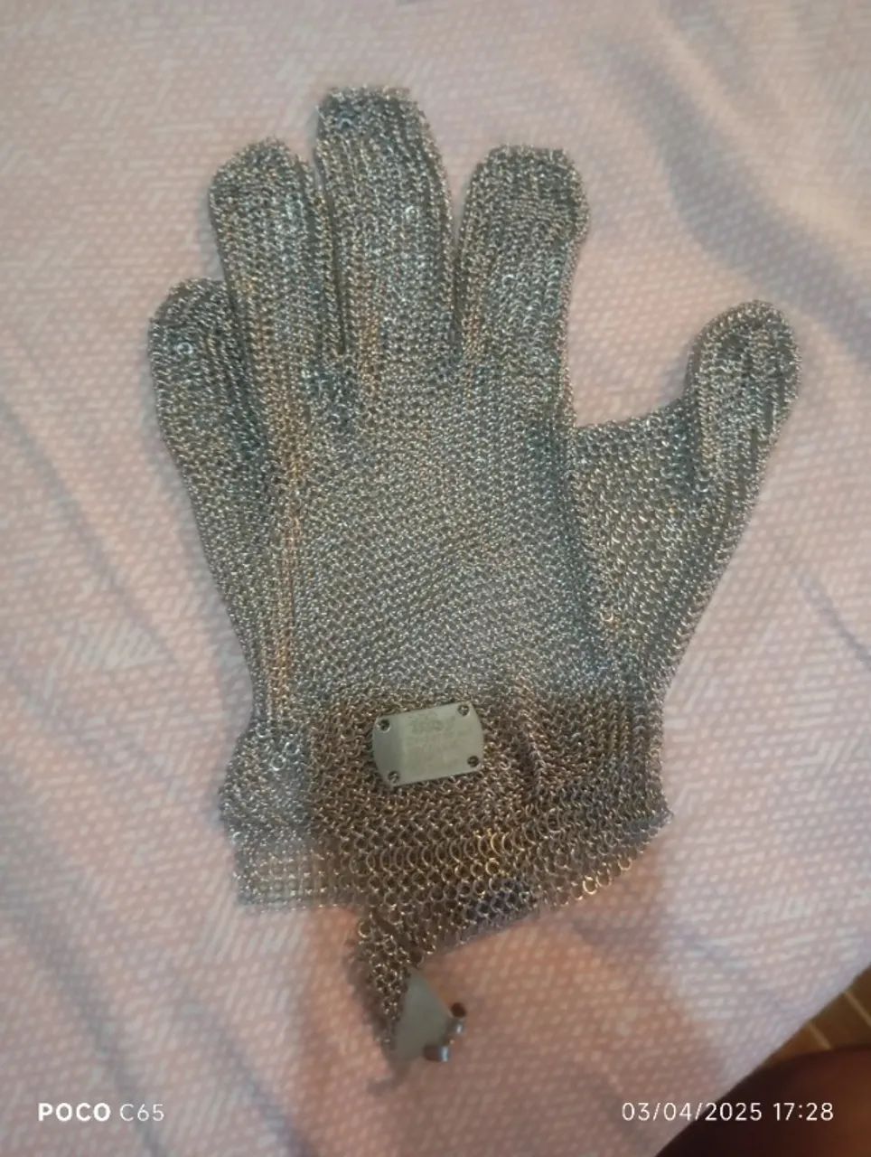 Luva de malha de aço para açougueiro 