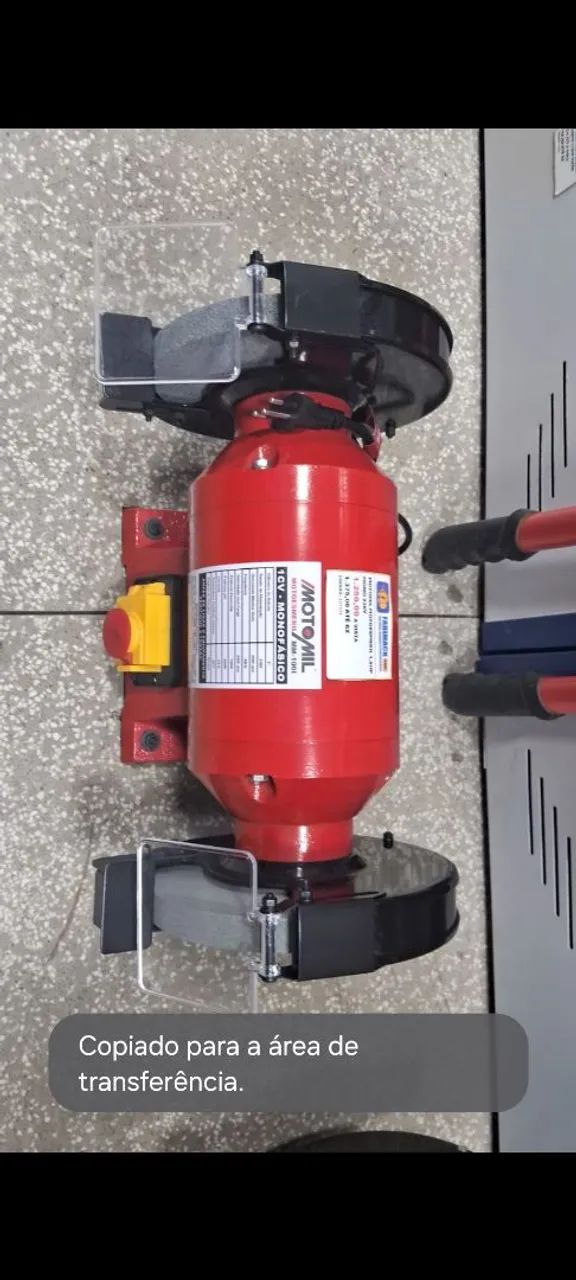 MOTOESMERIL 1CV MONO 220V 3500RPM MOTOMIL - Foto 2