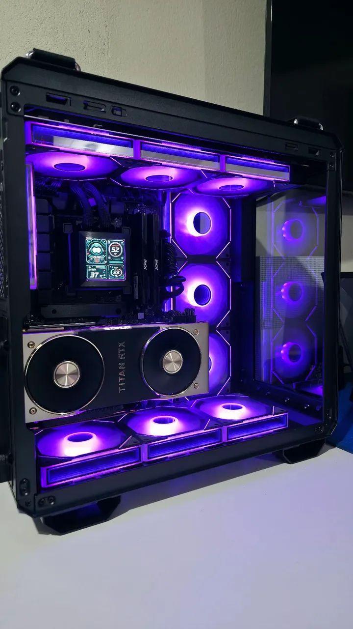 Pc Gamer, IA ou programadores, Ryzen 7 X3D AM5, 32GB DDR5, RTX TITAN 24GB, NVME 1TB 4.0 - Foto 3