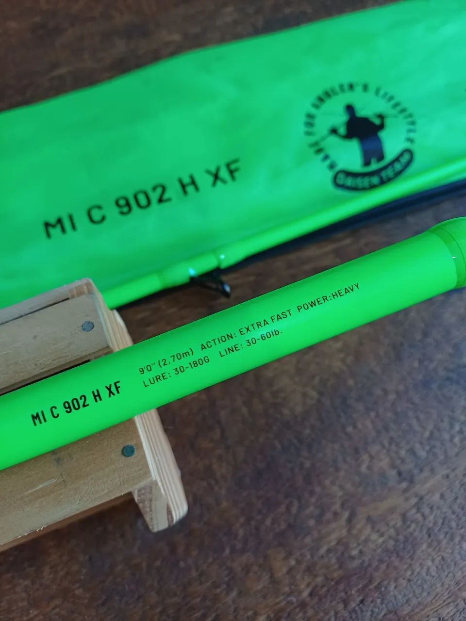 VARA DE PESCA DAISEN MIDORI 2.70 PARA CARRETILHA  - Foto 2