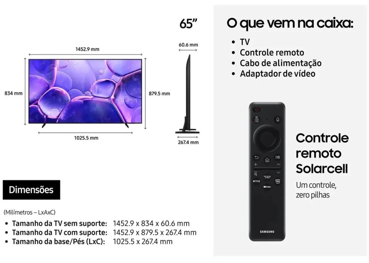 TV 65? Samsung Crystal 4k  - Foto 3