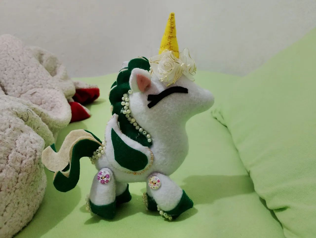 Unicórnio de feltro  - Foto 4