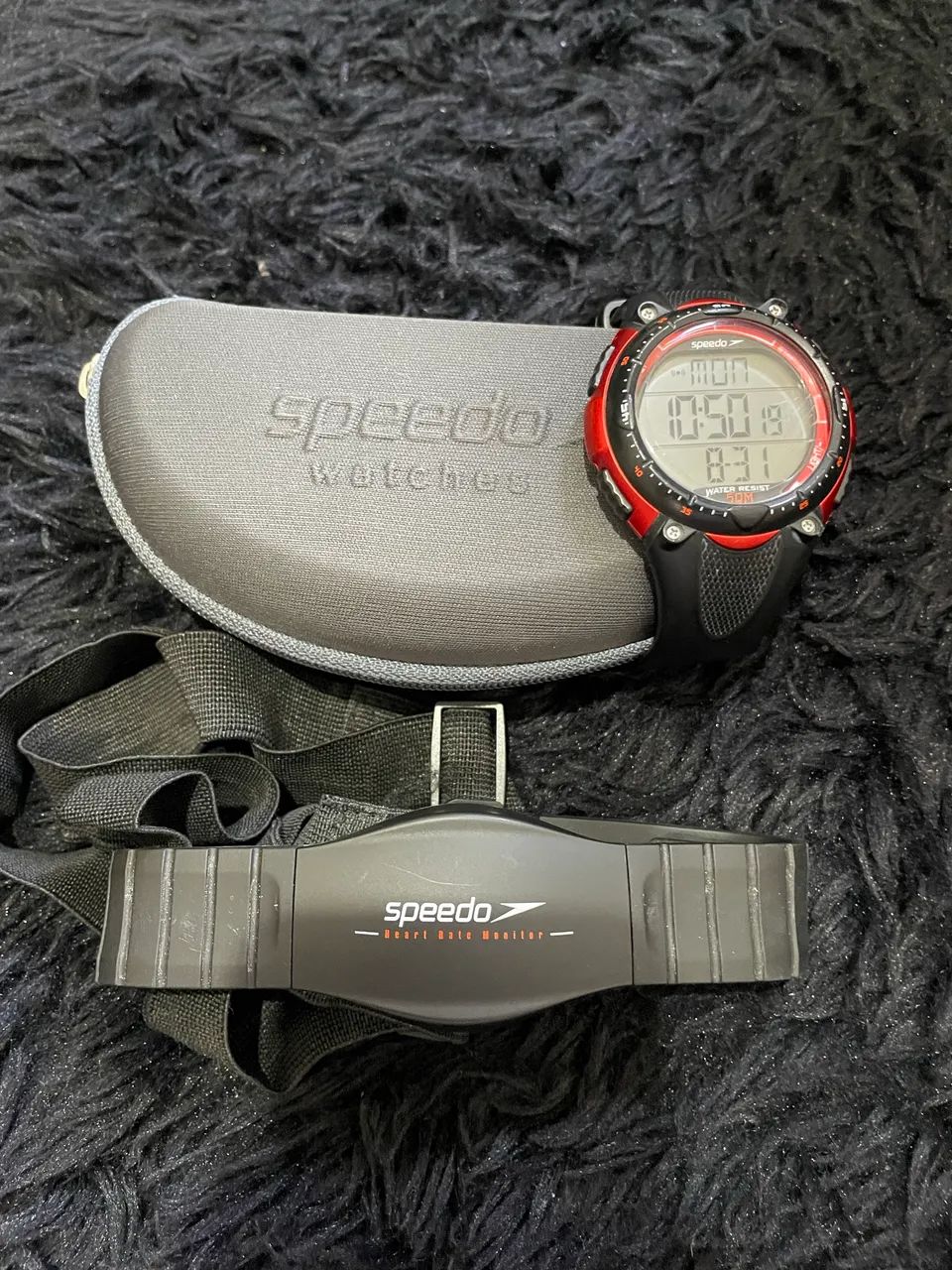 Speedo com cinta de frequência cardíaca 