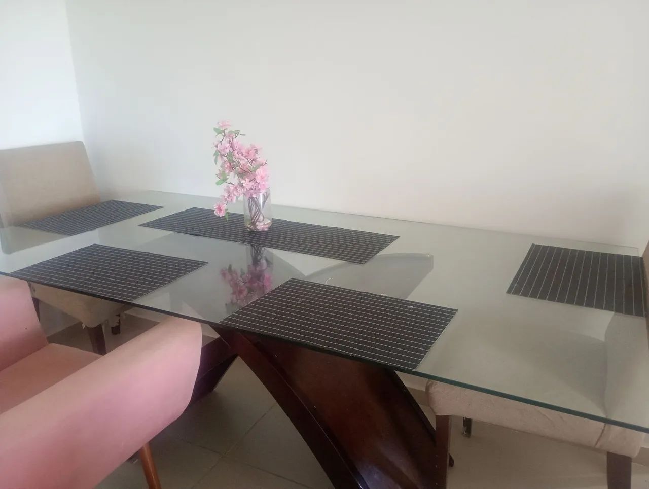 Mesa tampo de vidro  - Foto 2