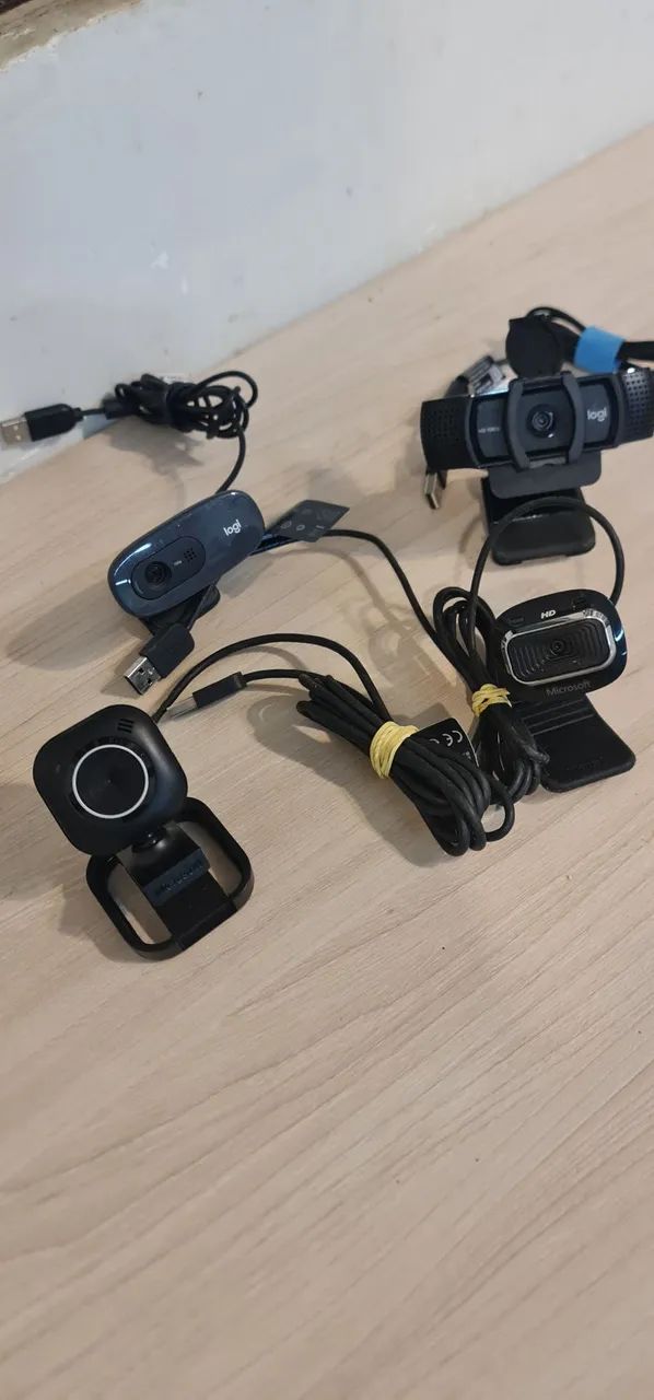 Webcams da Logitech e Microsoft  A partir de R$ 99!! - Foto 2