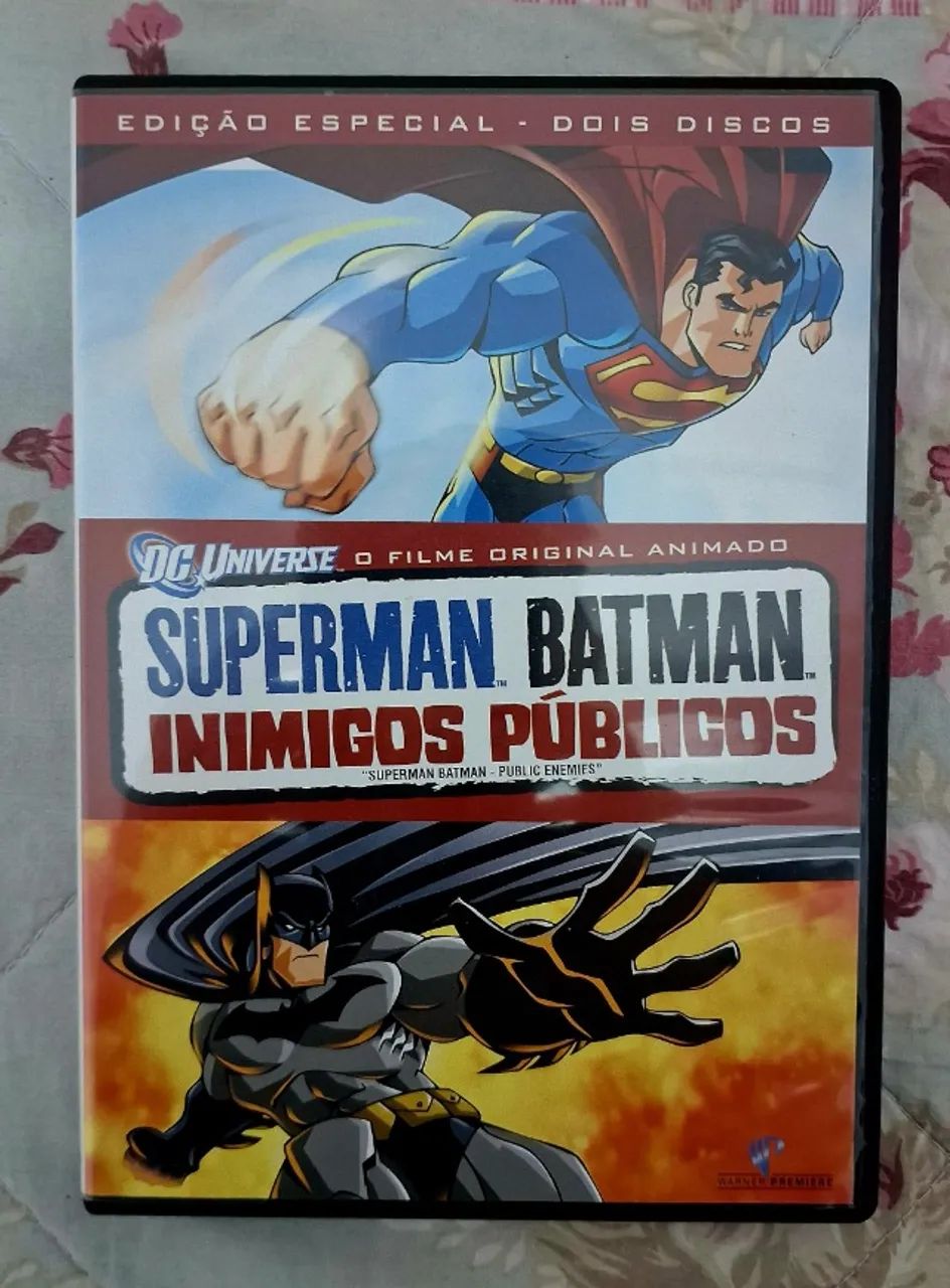 DVD Duplo Superman e Batman - Inimigos Públicos (Edição Rara)