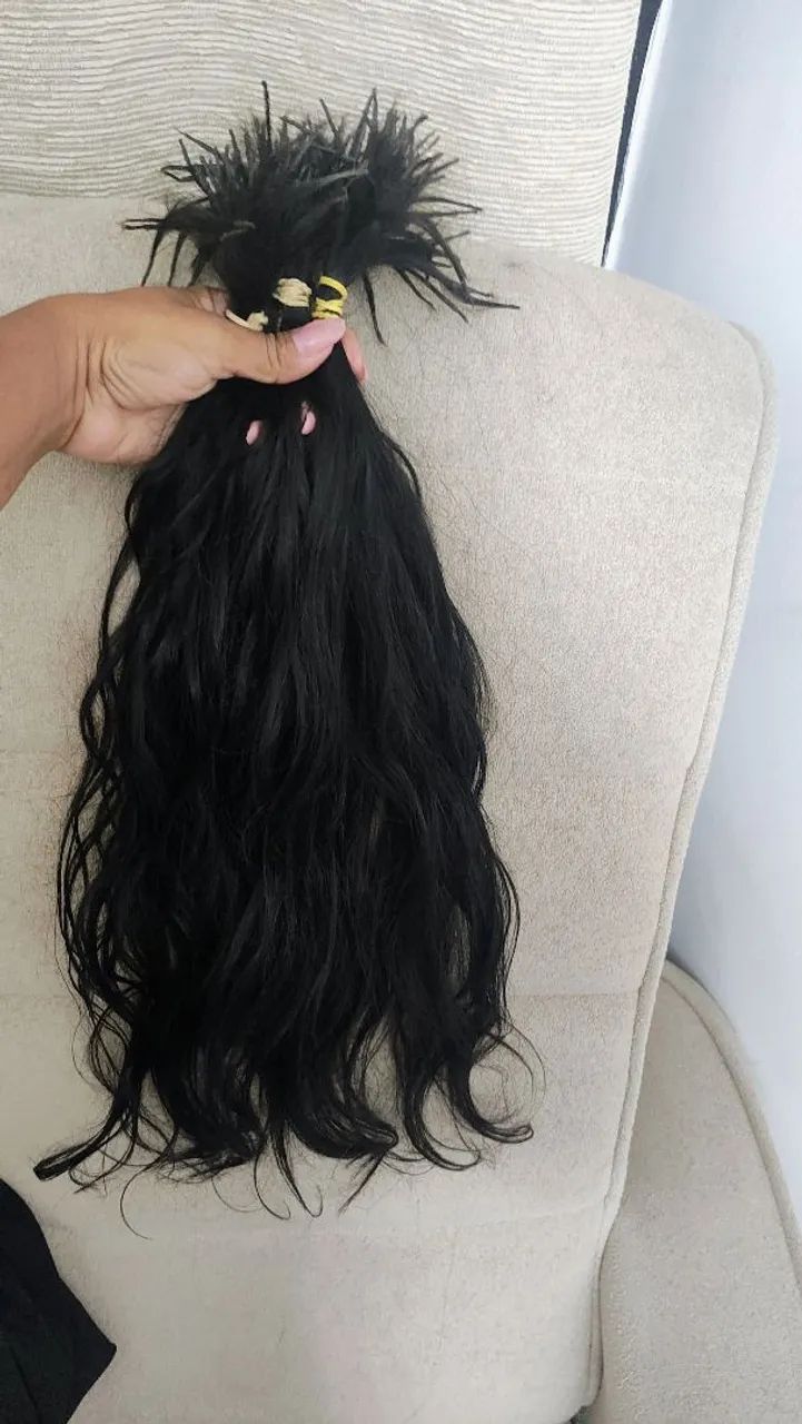 Cabelo humano 60cm 140gr - Foto 2
