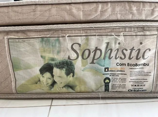 ? COLCHÃO QUEEN ORTHOCRIN - SOPHISTIC COM ECOBAMBU - Foto 3