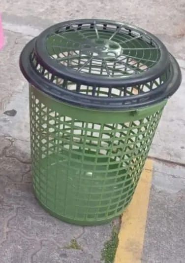 Cesto de plástico 