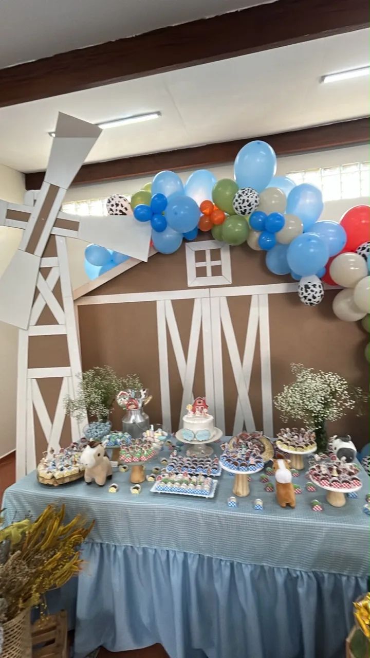 Decoração infantil, celeiro e moinho - Foto 2