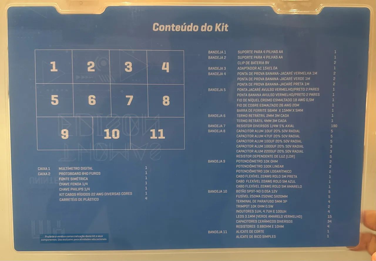 Kit de Práticas - Eng.Elétrica/Computação - Física e Eletricidade - Foto 4