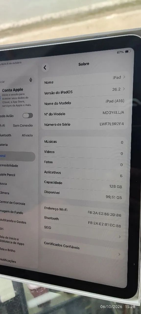 iPad A16 11ª Geração 128GB, Garantia  - Foto 4