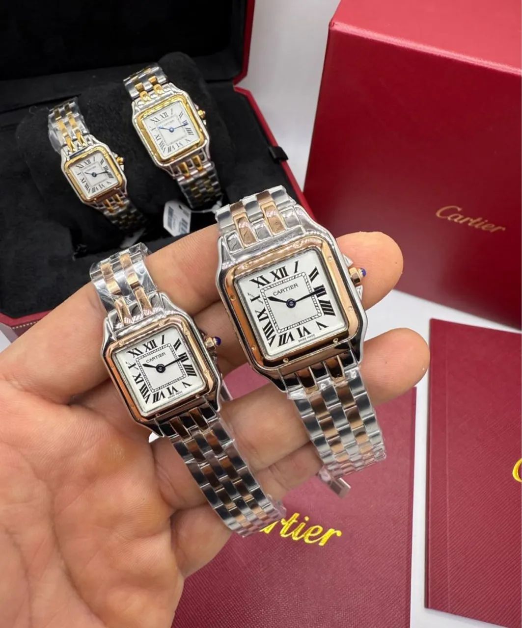 Relógio Estilo Panthère 23/29mm - Elegante, Aço Inox 904L Feminino - Foto 4