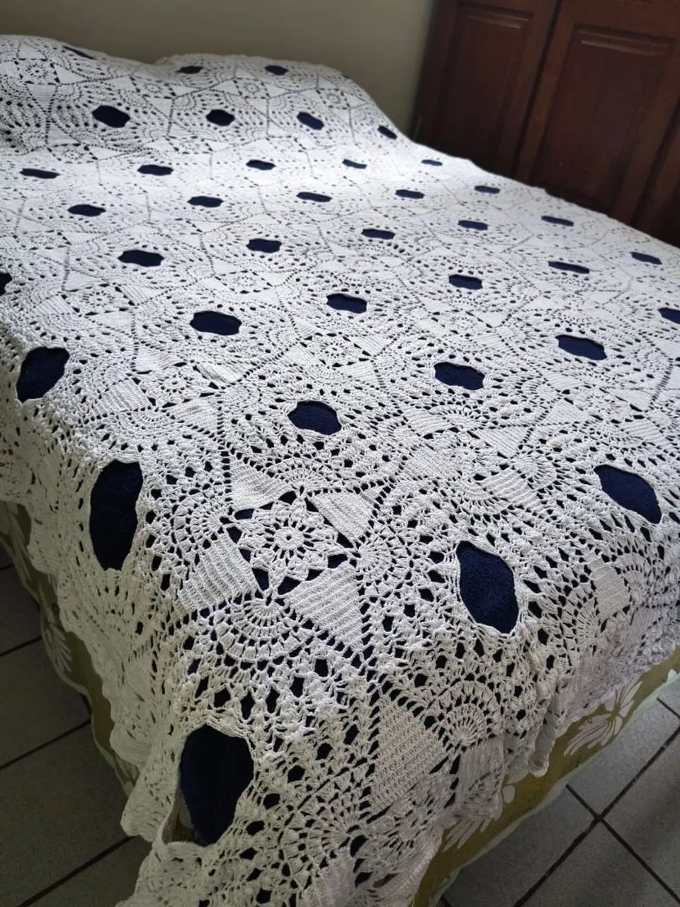 Colchão de crochê casal  - Foto 4