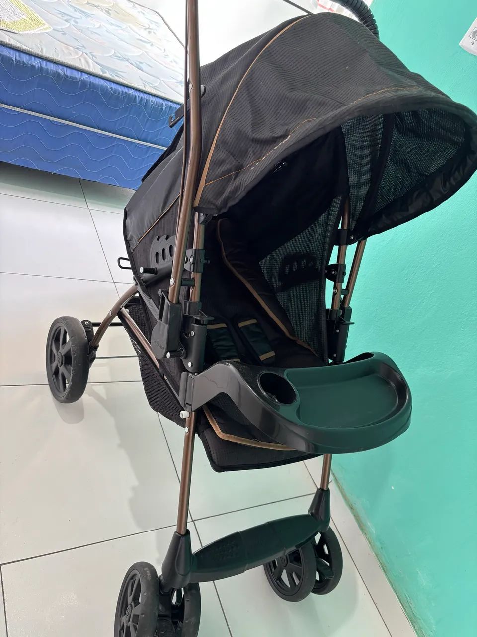 Carrinho de bebê bem confortável  - Foto 3