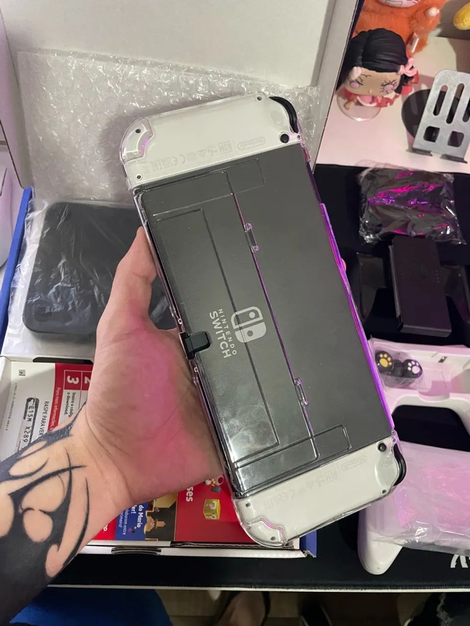 Nintendo Switch Oled - Branco - Foto 5