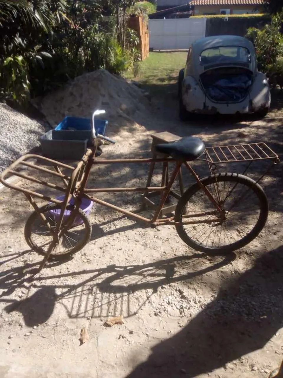 Bicicleta Antiga Cargueira Raridade