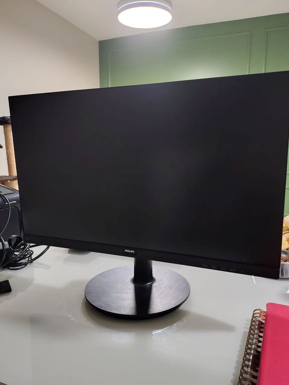 Monitor Philips 24? IPS Full HD 75Hz (242V8A) FUNCIONANDO + HDMI + Cabo de força