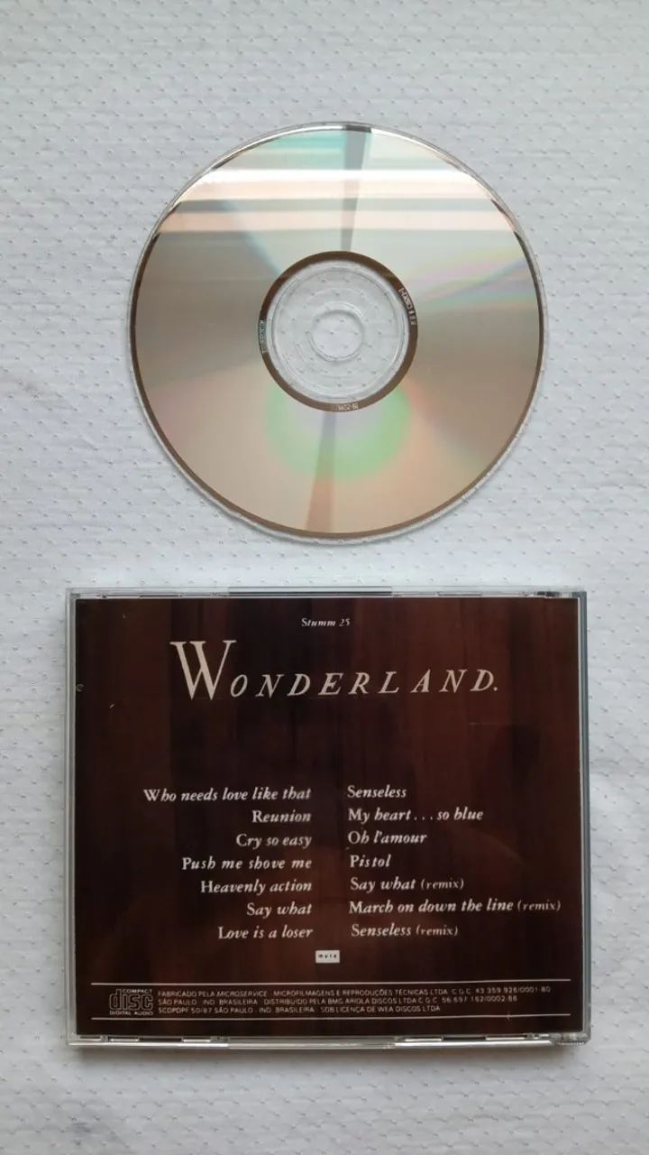 CD Erasure - Wonderland (1986) - Foto 3