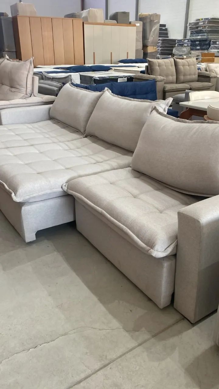 SOFÁ CAIXA ZERO GIGANTE 3 MÓDULOS (OFERTA DE ÚLTIMA PEÇA)