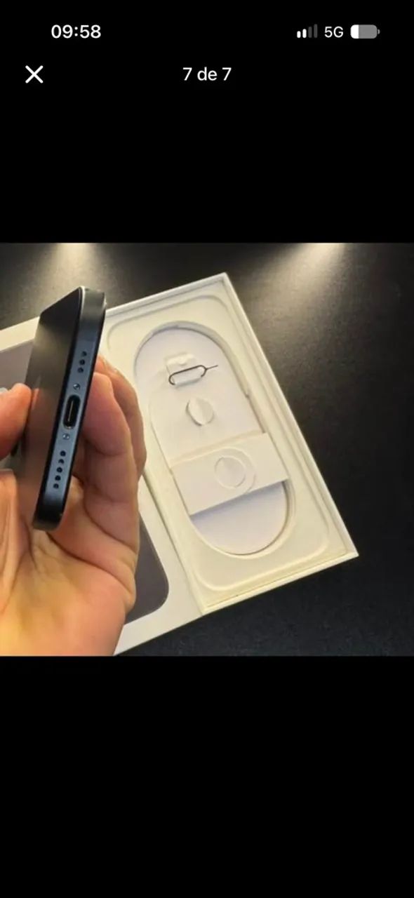 iPhone 16 Preto ? 128GB - Foto 4