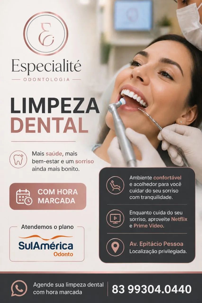 LIMPEZA DENTAL PREMIUM - CUIDADO, CONFORTO E EXCELÊNCIA PARA O SEU SORRISO