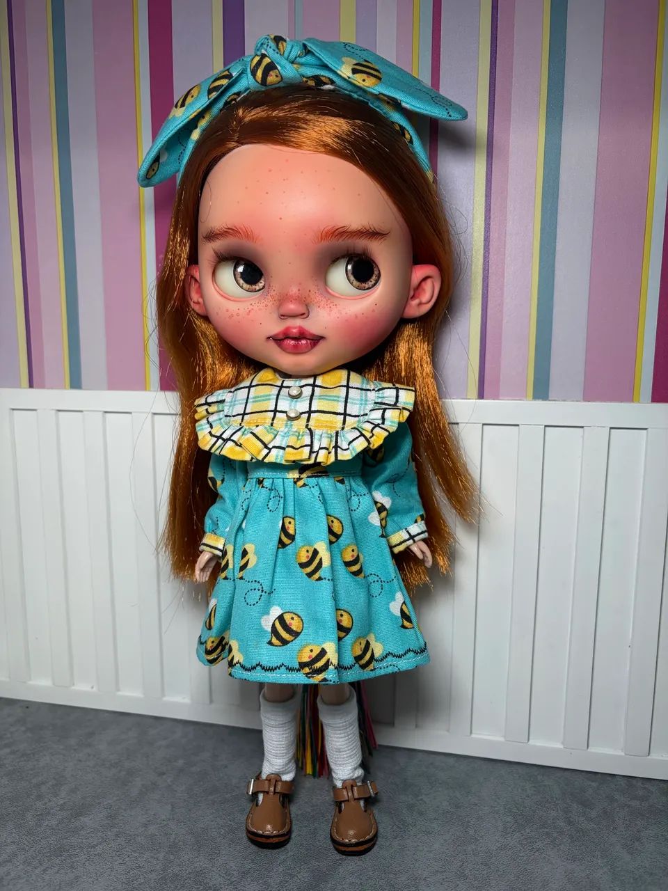 Boneca Blythe Original Takara Pow Wow Poncho Customizada 