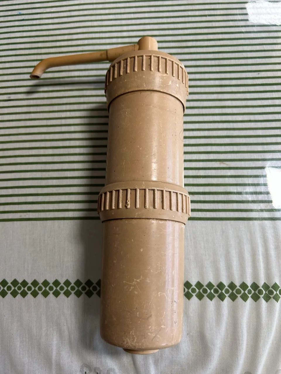 Filtro duplo com vela comum e de carvão 