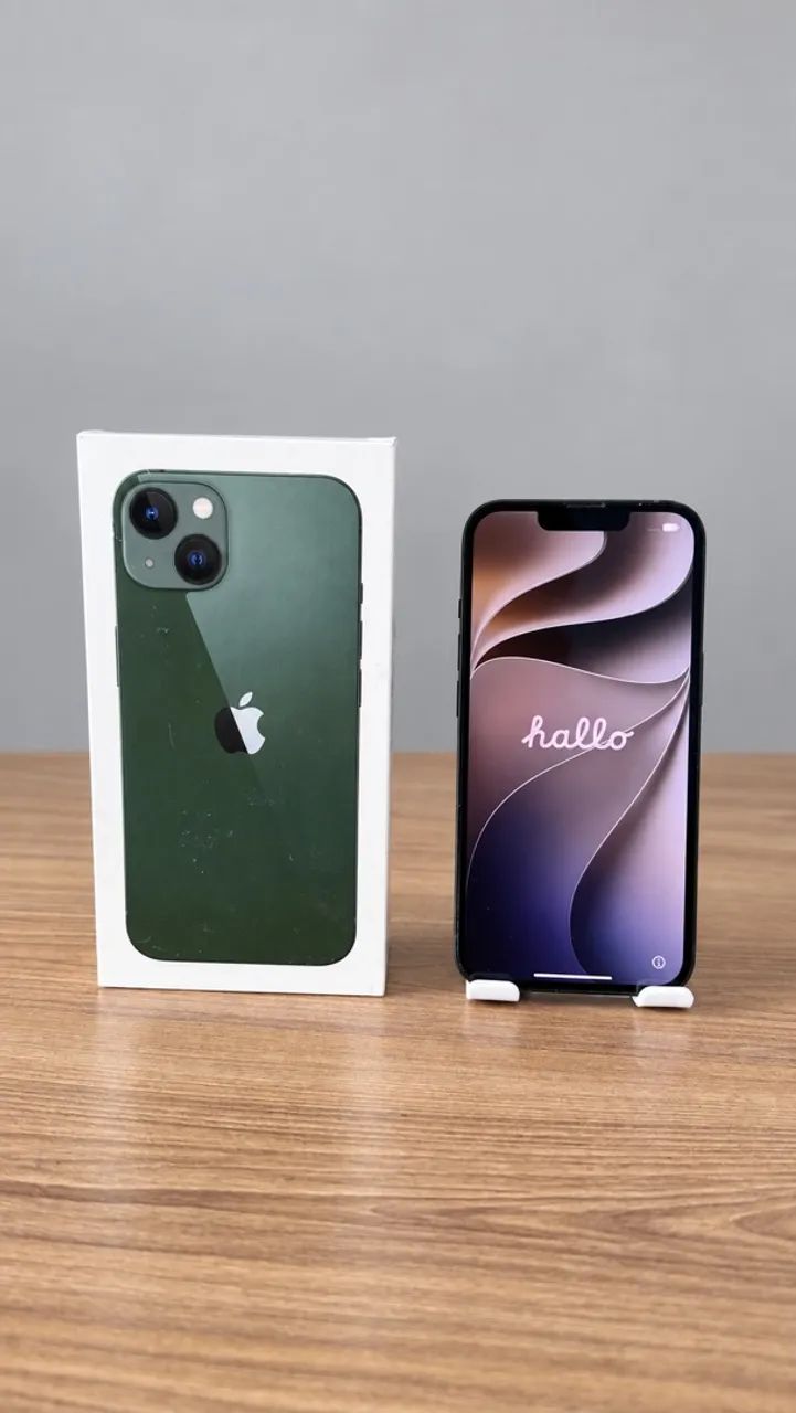 iPhone 13 128 GB Verde Petróleo | Único dono | Com caixa