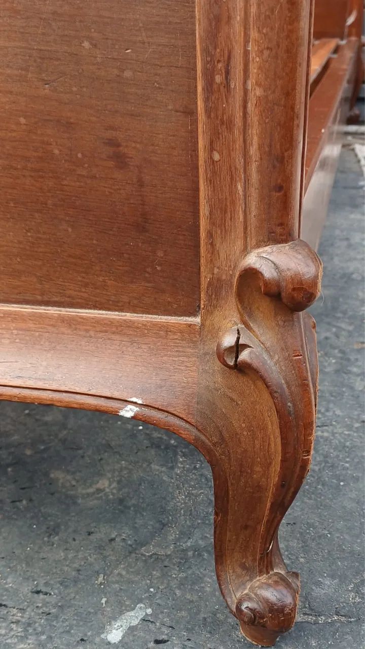 Cama - Antiguidade, madeira pura! - Foto 4