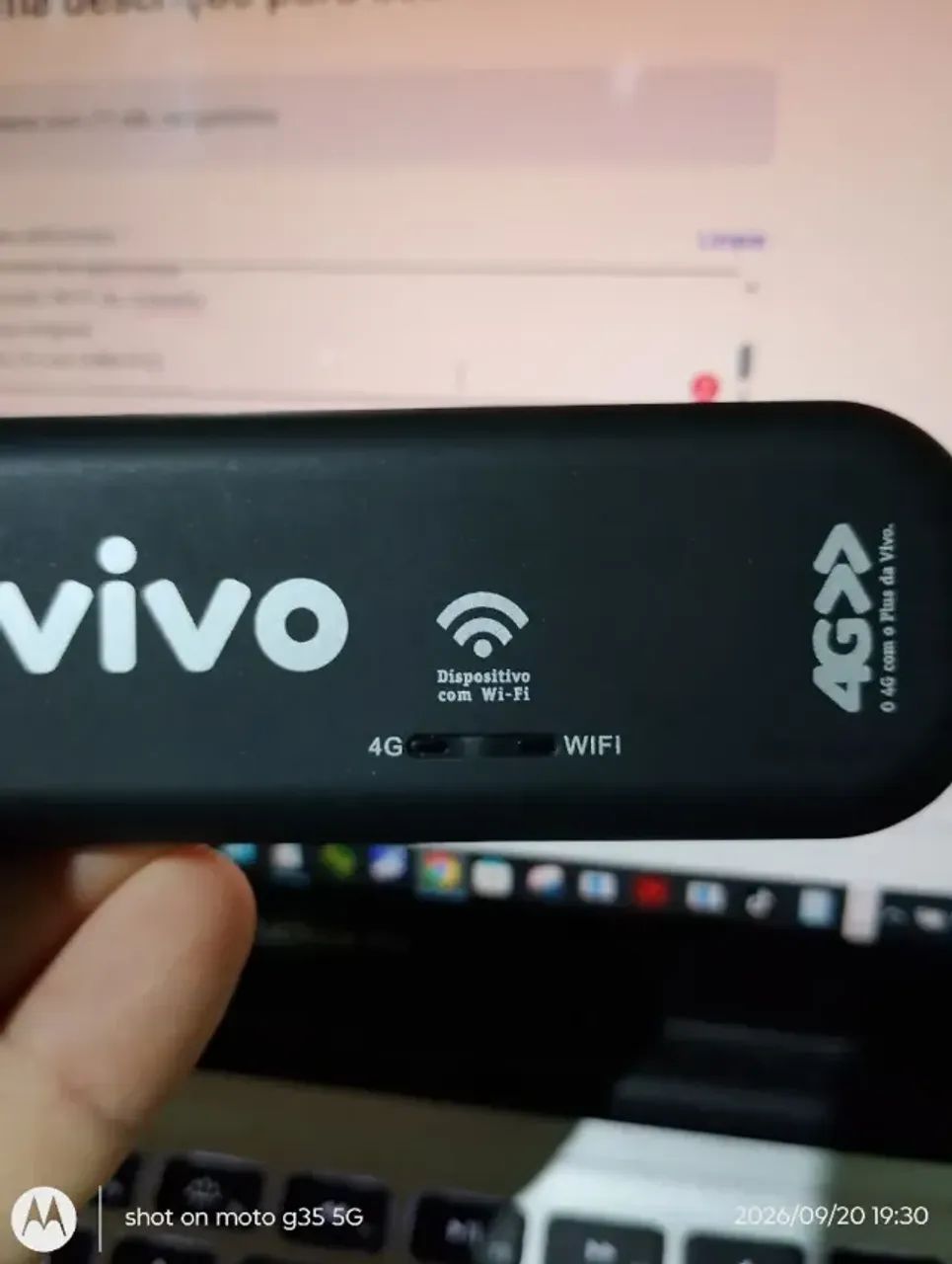Modem 4G Roteador Wi-fi USB Chip Portátil - Funcionando Perfeitamente - Foto 4