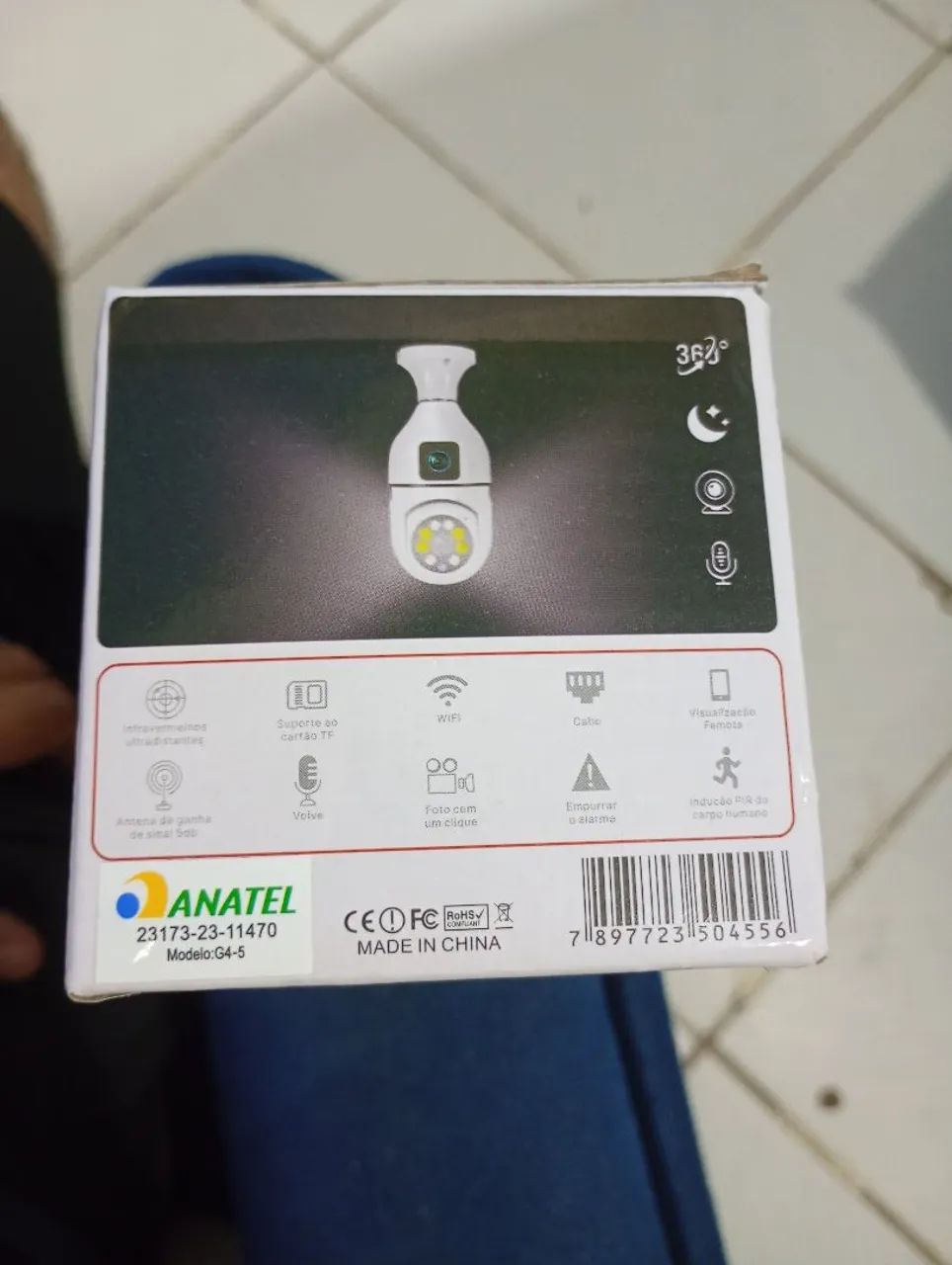 Camera que pega 2 câmera nova na caixa