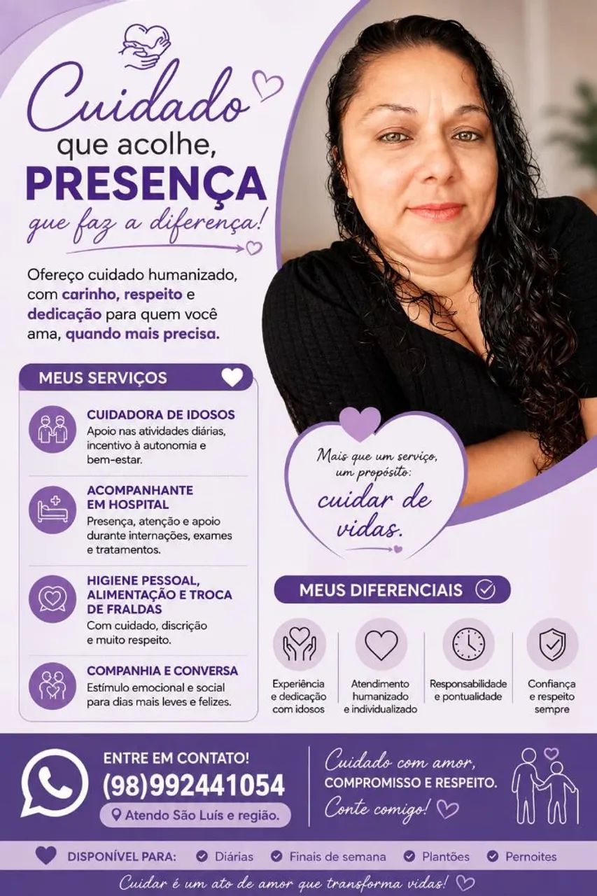 Cuidadora de idoso 