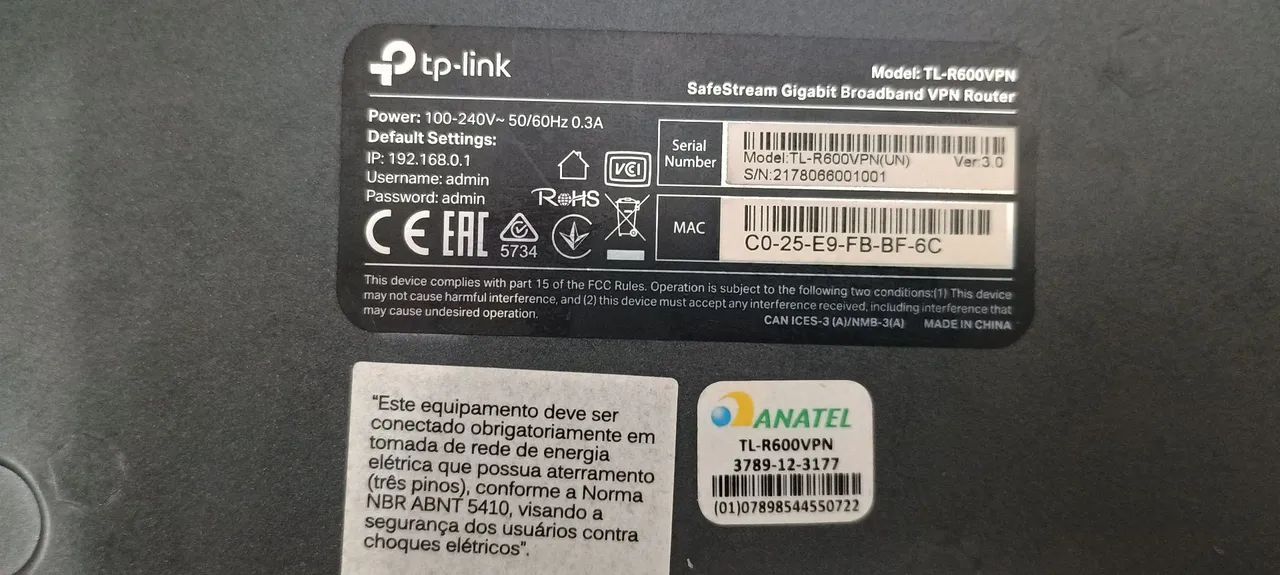 Roteador TP-Link TL-R600VPN - Foto 4