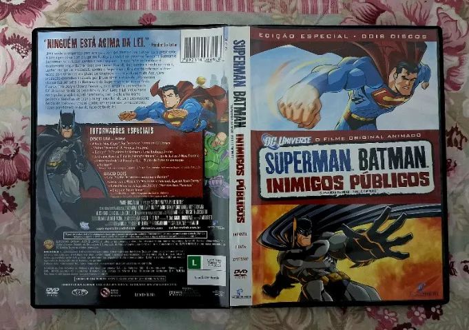 DVD Duplo Superman e Batman - Inimigos Públicos (Edição Rara) - Foto 4