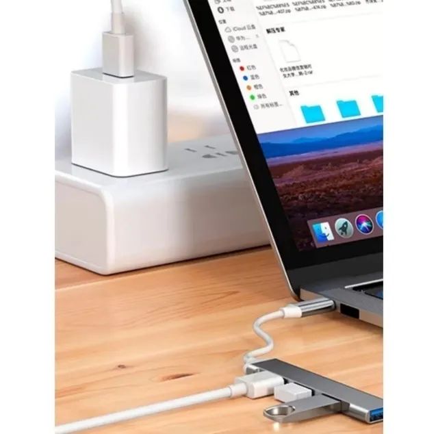 Usb Type-c 4 Portas Usb 3.0 5 Gbps  - Foto 3
