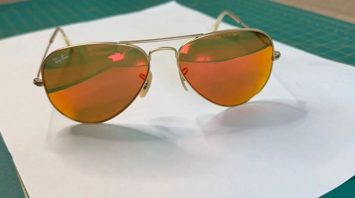 Óculos de Sol Ray-Ban Aviator Flash Lenses - Foto 3