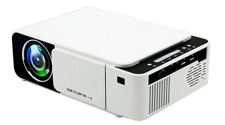 Projetor T5 Led Espelhamento Celular Wifi 2500 Lúmens Branco - Foto 2