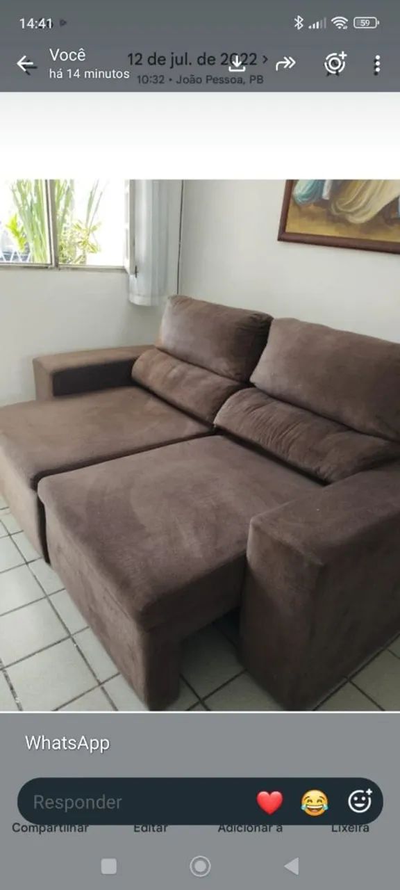 Sofá 3 lugares  - Foto 2