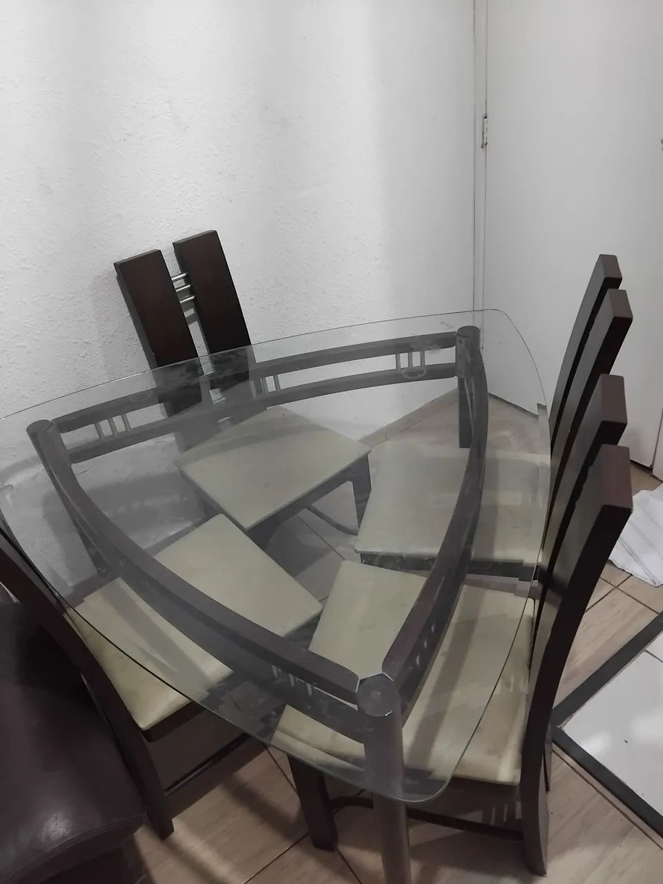 Mesa de Vidro Triangular  - Foto 2
