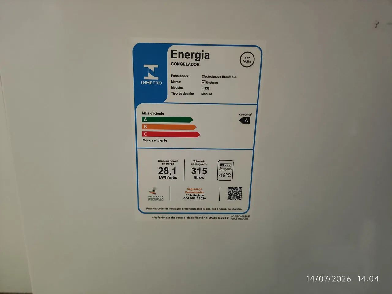 Freezer Electrolux - 314 litros - Inverter - Foto 2