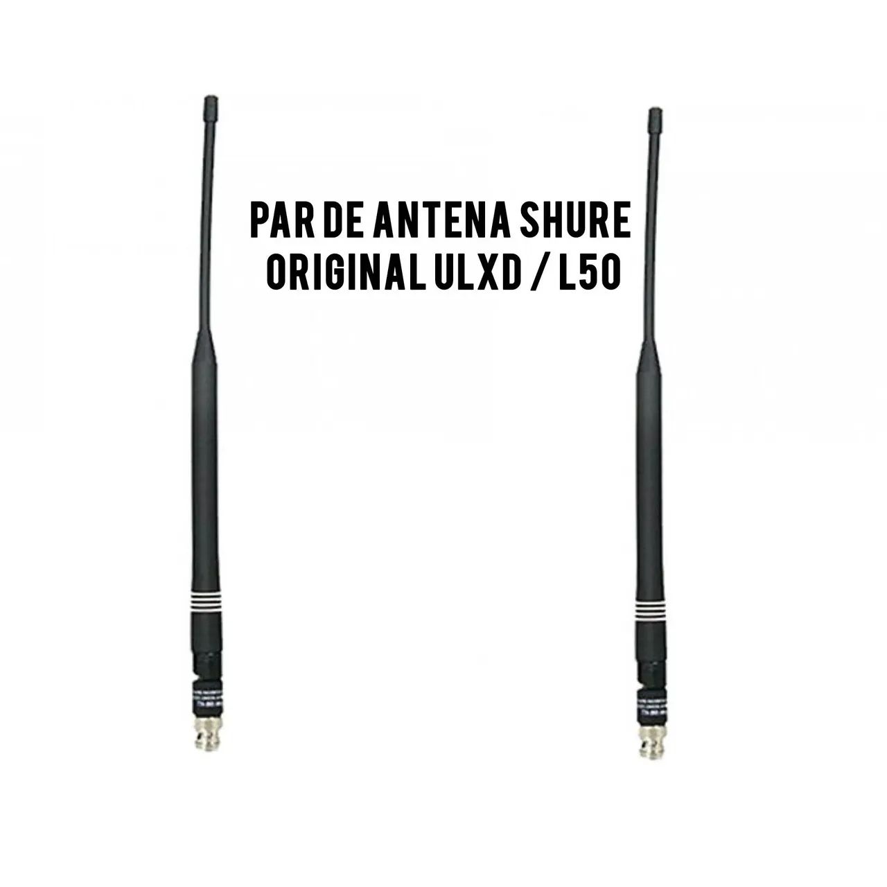 Par de Antena Original do Sistema Sem Fio de Microfones Shure ULXD L50