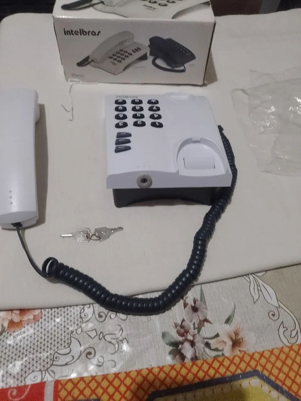 Telefone com fio Intelbras pleno com chave  - Foto 4