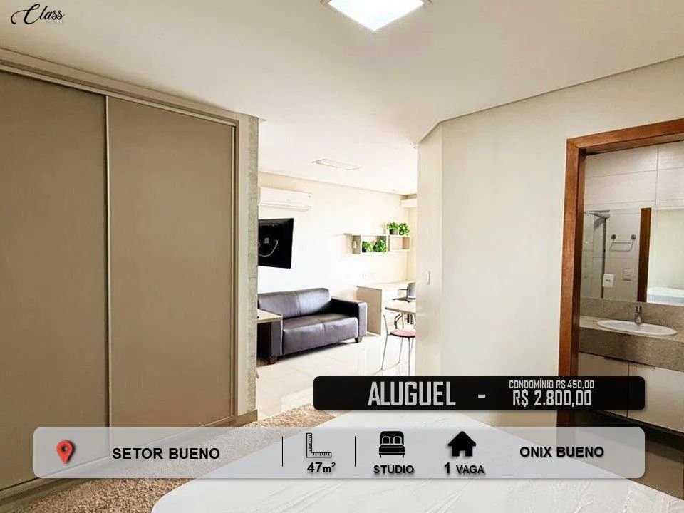 ONIX BUENO| SETOR BUENO | STUDIO| 47m² | 1 VAGA DE GARAGEM REF: 4249315 - Foto 5