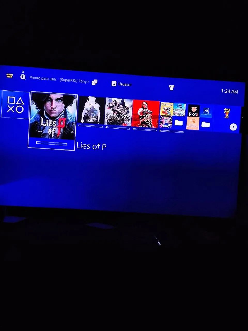 PS4 Fat com caixa GoldHen - Foto 4