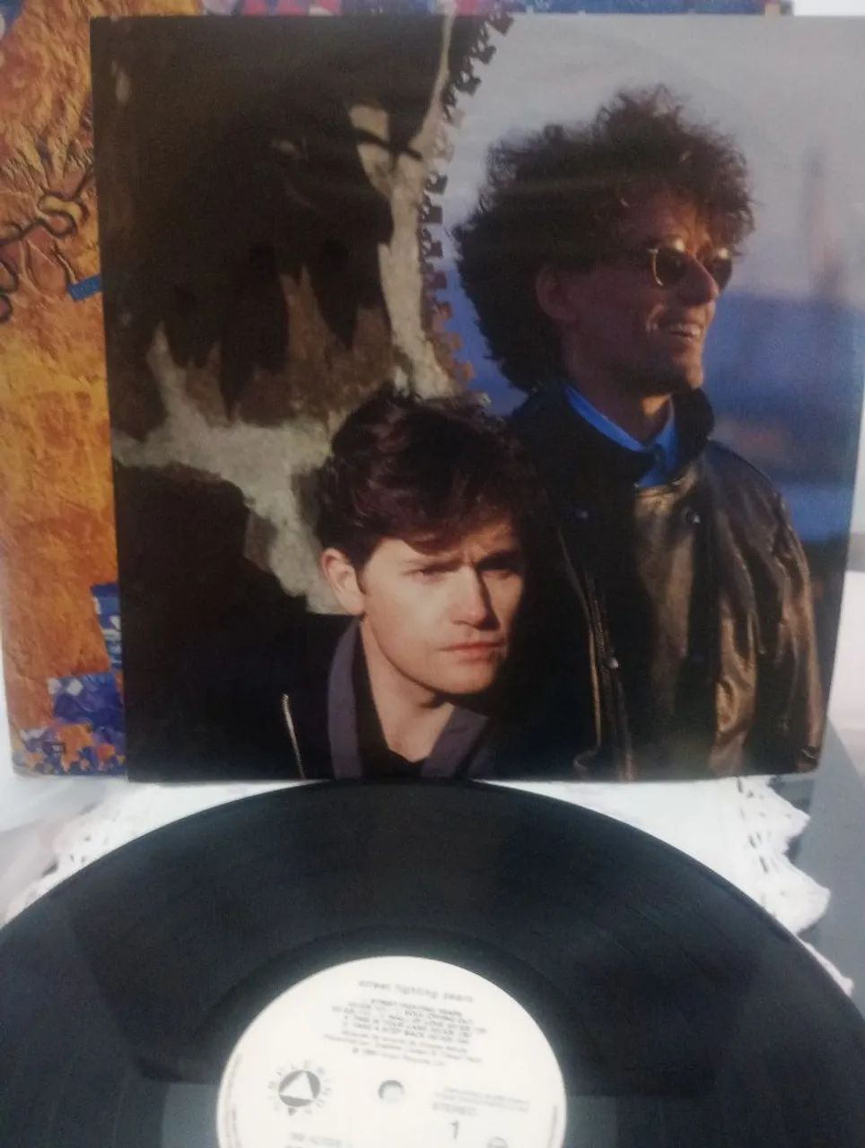LP SIMPLE MINDS STREET FIGHTING YEARS  1989 - Foto 3