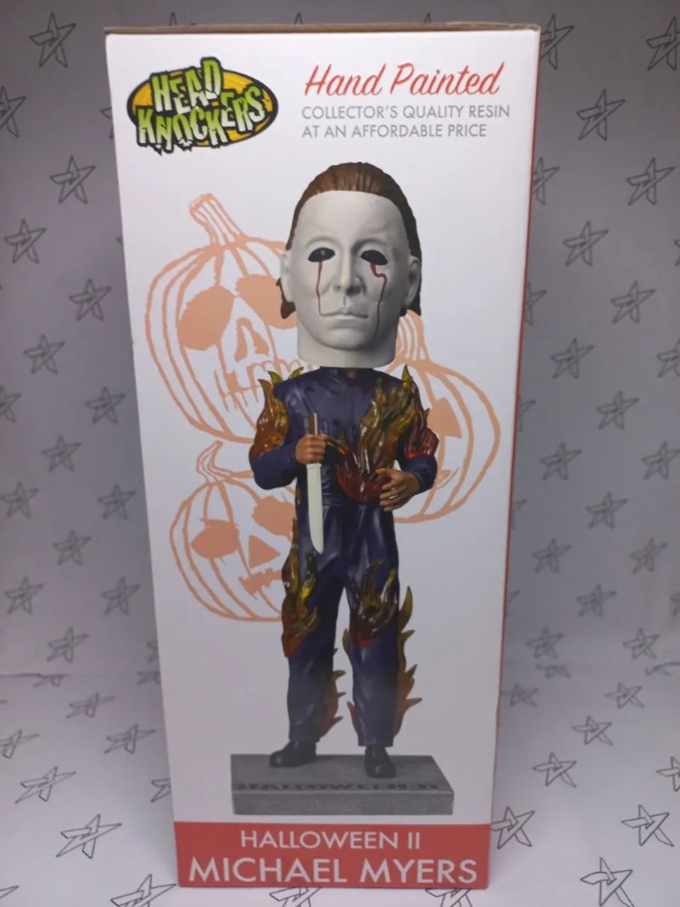 ACTION FIGURE -  NECA HALLOWEEN II - MICHAEL MYERS "ON FIRE" HEAD KNOCKER - Foto 3