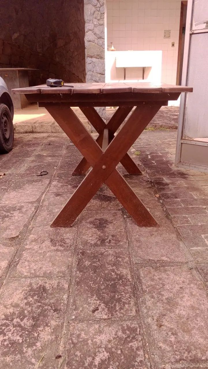 Mesa madeira maciça. - Foto 4