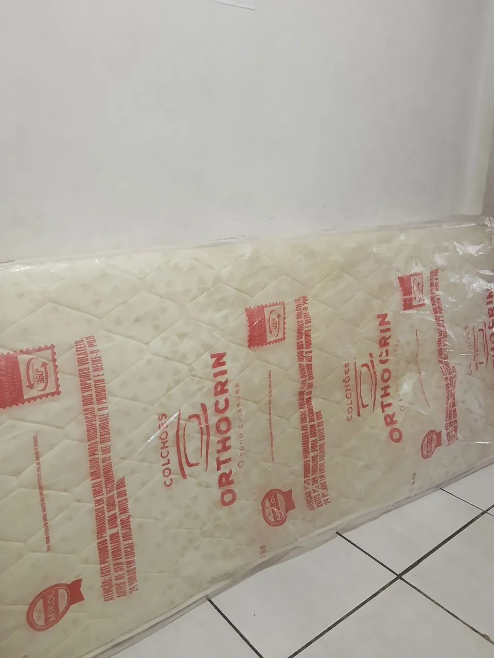 Colchão Orthocrin Veiga solteiro. 